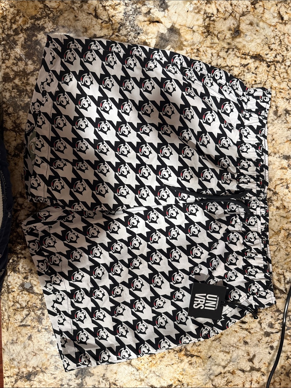 UNI VRS Black & White Graphic Boxer Shorts